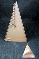 Vintage Folk Art Hand Crafted Hanging Bell