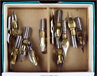 12 Vintage Assorted Speedo Ink Pin Nibs Lot