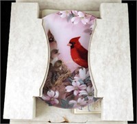 1990 W S George Cardinals Bird China Plate