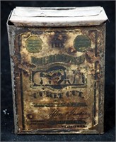Vintage Rare Richmond Curly Cut Tobacco Tin