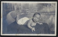 Vintage 1921 African America Baby Picture Photo