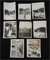 8 Vintage B/w Military Army Soldier Photos Lot