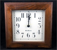 Vintage Seth Thomas Wood Wall Clock 11"