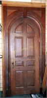 7' Solid Wood Cathedral Door & Archway Frame
