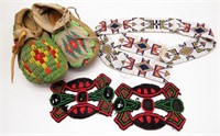 Native American Beaded Moccasins, Band & Whimsies
