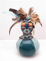 Hopi Native American Gourd Kachina Doll