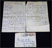 Rare Vatican Inked Letter Correspondence Rome