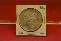 1881s Morgan Silver Dollar  BU