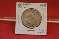 1951 Comm. Half Dollar "Washington/Carver"
