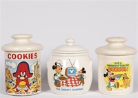 Three Cookie Jars - McCoy and Disney
