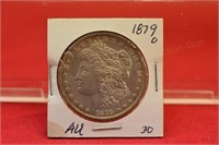 1879o Morgan Silver Dollar   AU