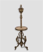 Bronze and Marble Victorian Piano Lamp