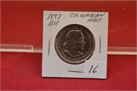 1893 Comm Half Dollar AU "Columbian Exposition"