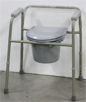 3 in 1 Portable Commode with Back