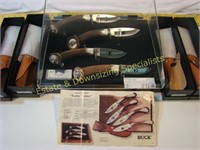Buck Knives "Tracks Series" Full Set with Display