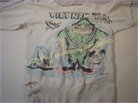 Small Viet Nam Era War Inspired Cartoon Sweatshirt