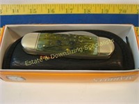 Marbles Folding Knife Two Blade MR187 with Pouch