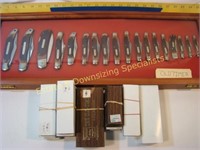 "Old Timer" Knives in Display Matching Folders