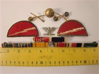 US WWII Patches Bars Button and Pins
