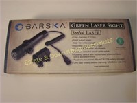 Barska Green Laser Sight 5MW Laser 1000m Like New