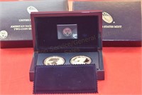 2012 2 Coin Silver Eagle Proof Set