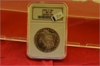 1879s Morgan Silver Dollar  NGC  MS65