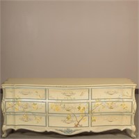White Furniture Company Painted Triple Dresser