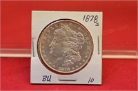 1878s Morgan Silver Dollar  BU