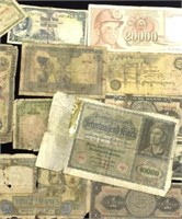 Assorted Foreign Paper Currency