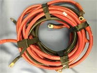 Large lot of marine grade jumper cables   (2)