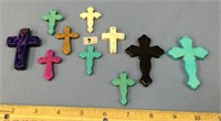 A lot of 10 stone crosses   (3)
