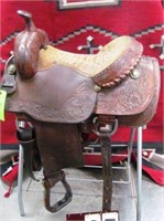 Used  Yoakum Roping Saddle