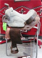 Used Red Barn of Colleyville Barrel Saddle