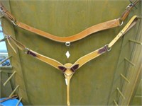 (2) Leather Breast Collars