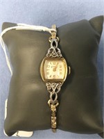 Vintage ladies' Bunrus diamond watch - runs well