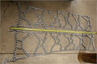 REAR TIRE TRACTOR CHAINS OFF OF COYOTE 3K2510