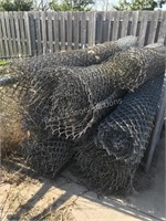 8 Rolls of chain link fencing 6' Tall