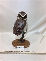 Owl woodcarving by K.W. White