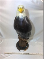 Eagle woodcarving