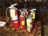 5 fire extinguishers (5 TIMES THE MONEY)