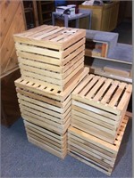 5 wood decorative crates (ALL TO GO 1 MONEY)