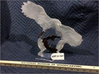 Plastic and metal eagle sculpture by C.A. Pardell