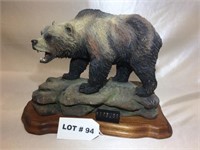 Grizzly Bear woodcarving