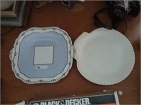 Two decorative plates