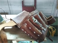 Leather tool belt
