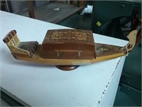 Unique wooden musical gondola
