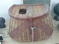 Vintage fishing basket