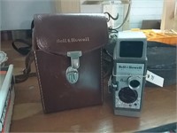 Vintage movie camera & case