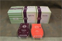 (3) SCENTSY WARMERS, APOLLO, ENGLISH IVY, AND