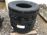 (4) NEW KORYO K516 11R22.5 DRIVE TIRES